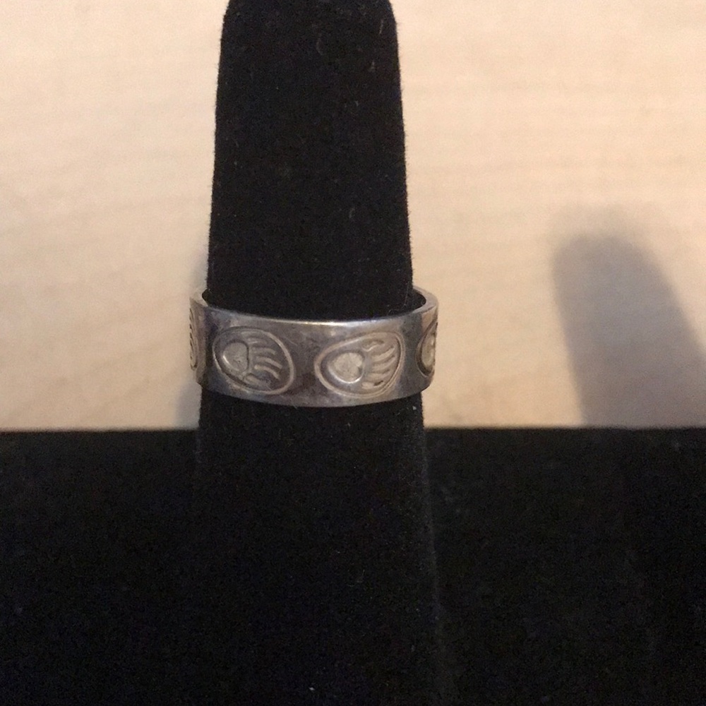 Native American ring. Sterling silver marked
